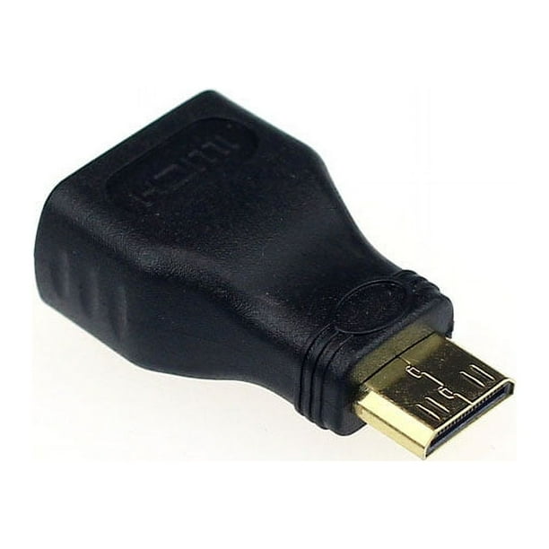 Conector adaptador mini HDMI macho tipo C a hembra tipo A para TV 3D