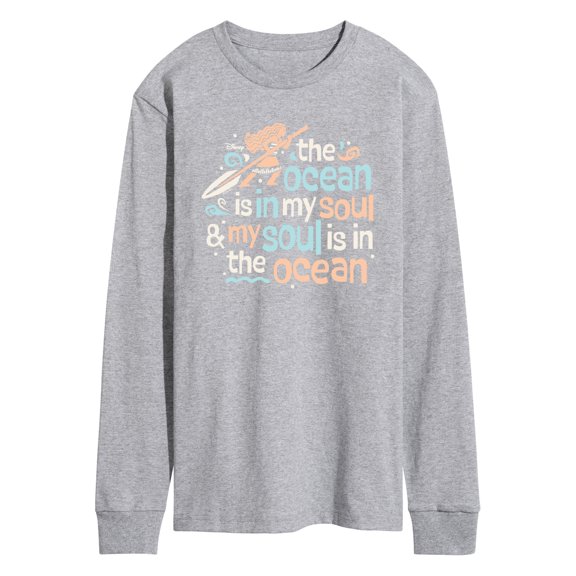 Moana - Ocean In My Soul - Men's Long Sleeve Graphic T-Shirt
