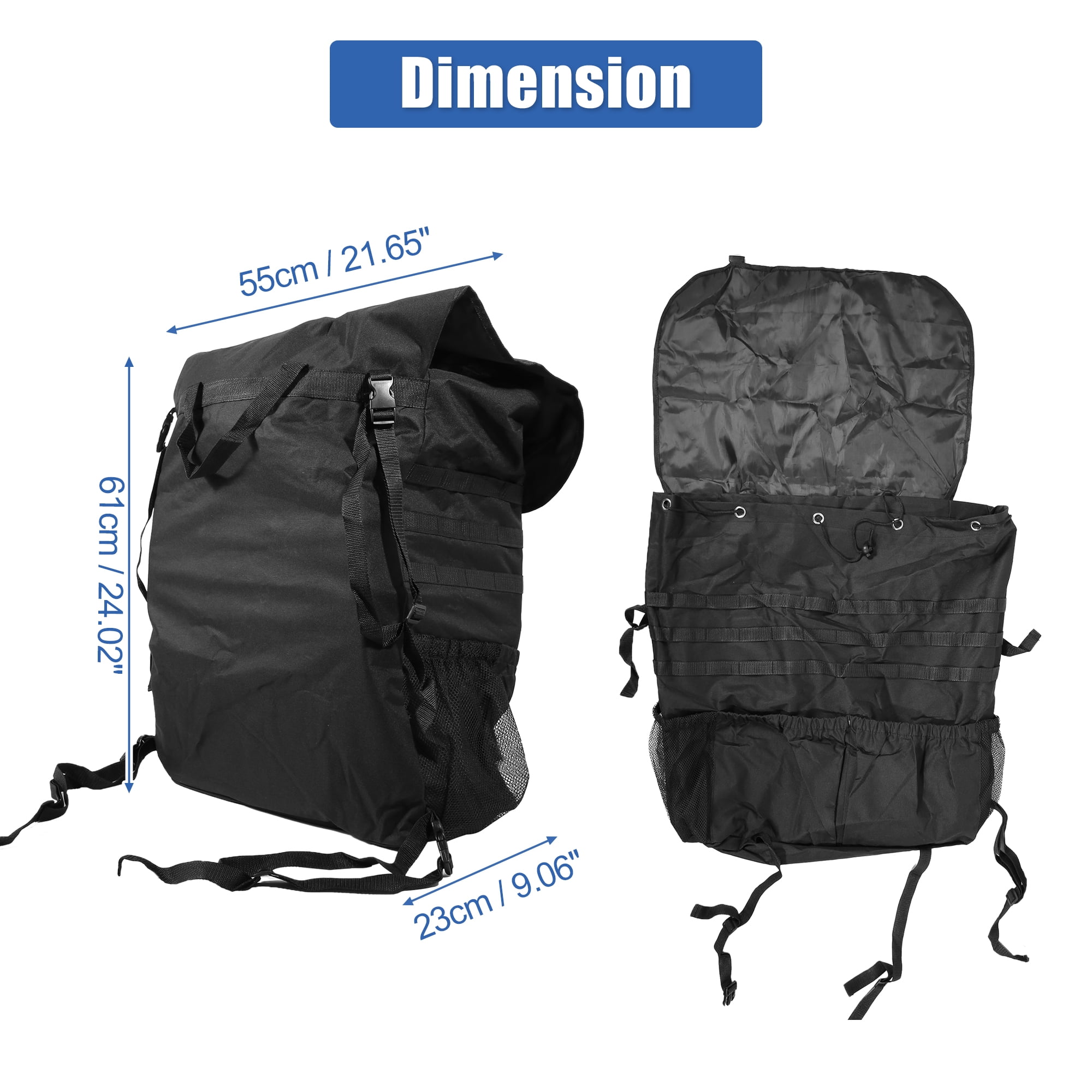 Unique Bargains Universal Outdoor Spare Tire Trash Bag for Off-Road Truck SUV