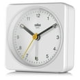thumbnail image 4 of Braun Classic Analogue Alarm Clock with Snooze and Light, Quiet Quartz Sweeping Movement, Crescendo Beep Alarm in White, model BC03W., 4 of 10