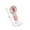 Pink, variant on Portable Macaroon Mini Fan, Rechargeable Handheld Fan, 6.91×1.97 inches, for Outdoor Travel Camping Commuting, Pineapple Pattern(Yellow)