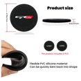 thumbnail image 2 of 2 Posavasos Negros Para Portavasos De Coche Compatibles Con Jaguar Xe Xel Xf Xfl Xj F-Pace F-Type 2,75 Pulgadas De Silicona Antideslizante Accesorios Interiores De Coche De Moda, 2 of 5