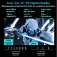 thumbnail image 4 of THUNDEROBOT Radiant 16 Laptop, 16" QHD+ 300Hz, Intel i9-14900HX, GeForce RTX 5060, 64GB DDR5 RAM, 2TB SSD, Wi-Fi 6, 4 of 7