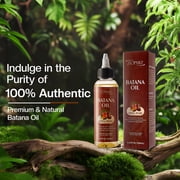 Batana Oil For Hair Strength & Shine, Cold-Pressed Blend With Rosemary & Pumpkin Seed Oils, Gentle Scalp Care
