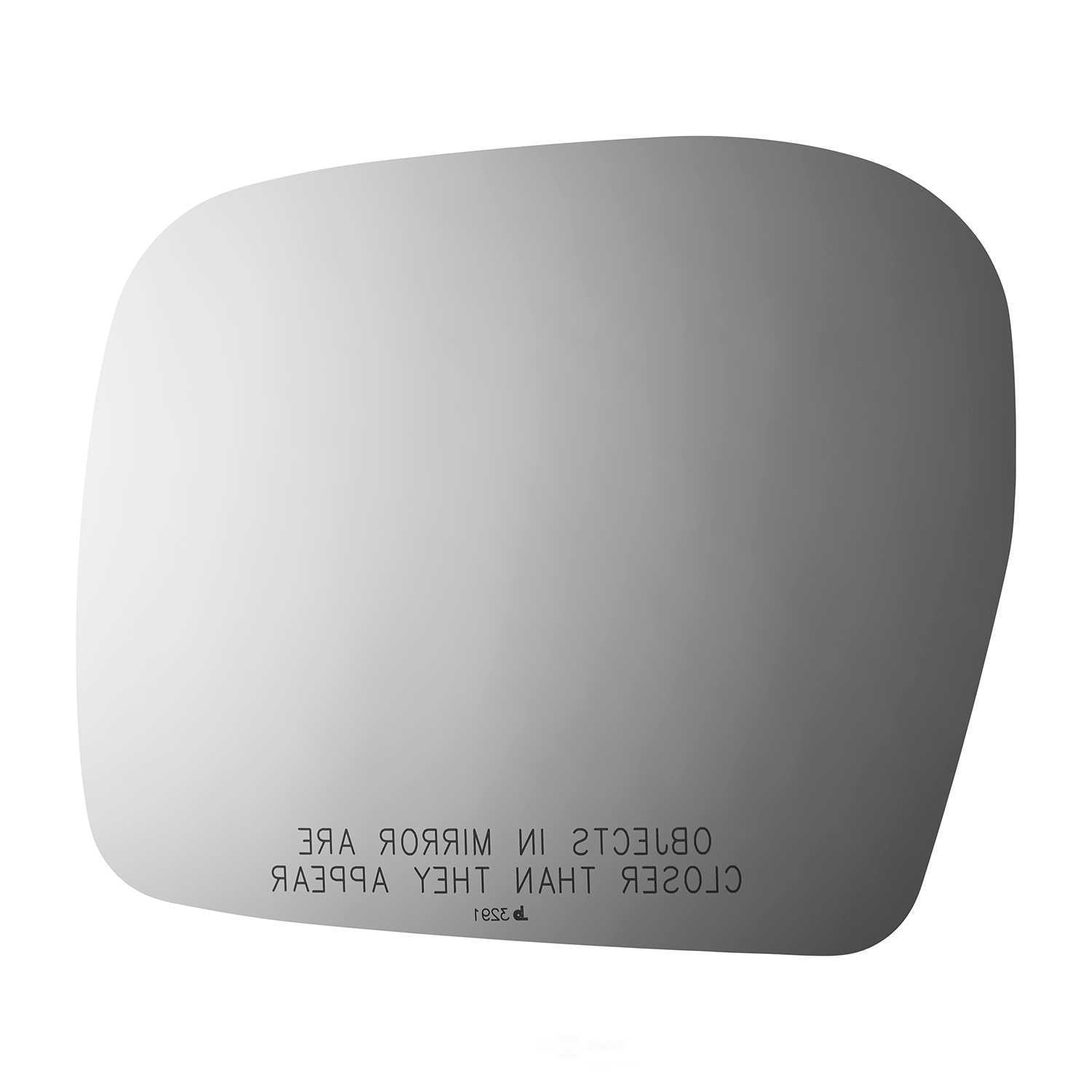 Burco Side View Mirror Replacement Glass - Clear Glass - 3291