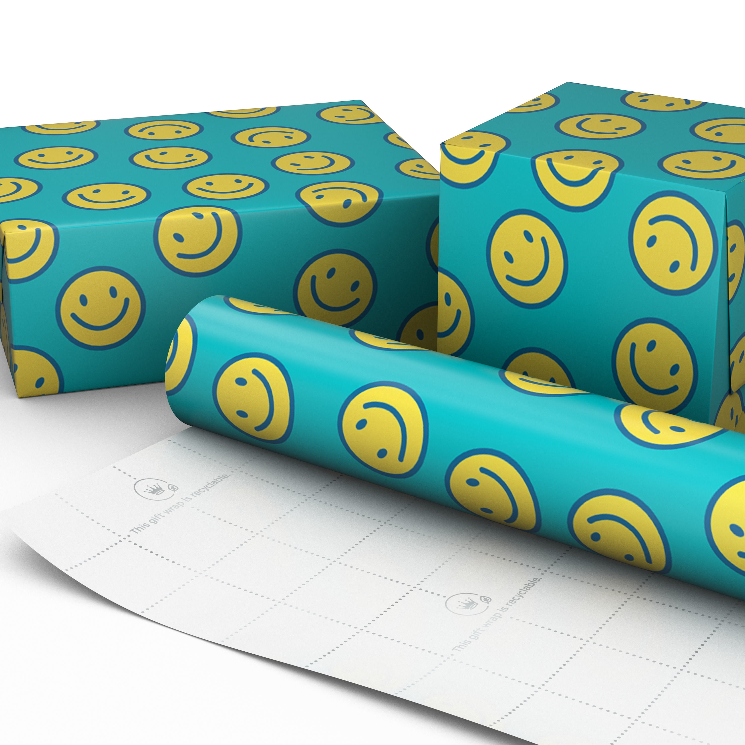 Hallmark General Roll Wrap (Rl Wrp Smiley Face)