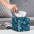 thumbnail image 6 of Picia Daisies Flowers Pattern Tissue Box Cover,PVC Leather Square Holder,Tissue Box Holder with Magnetic Bottom,Facial Paper Organizer Dispenser-5.2"X5.2"X5.2", 6 of 8
