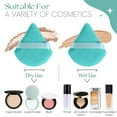 thumbnail image 4 of 10 Pcs Triangle Powder Puff For Foundation, Powder Puffs For Loose powder,Makeup Puff, 4 of 6