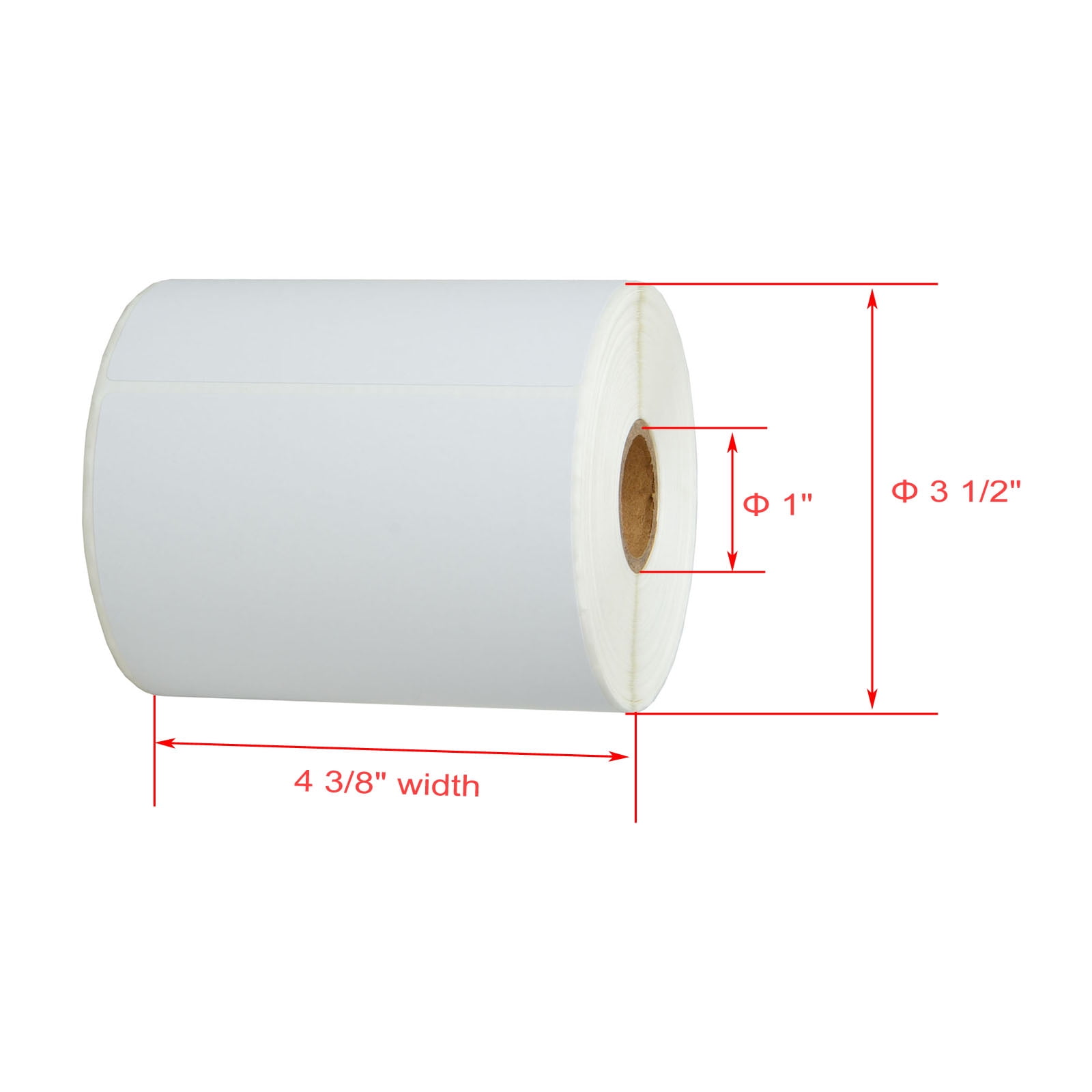 GREENCYCLE 5 Roll (250 Labels/Roll) Compatible Direct Thermal Paper Label 4 x 6 inch 1'' Core Blank Shipping Address Barcode Multi-function Labels For Zebra GK420T LP-2442 LP-2443 Label Printer
