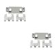 thumbnail image 4 of Vogacara RC Car Swing Arm Multiusos Reparable Multi-funcional Robusto RC Car Repuestos Útil Kit de brazo oscilante RC resistente al desgaste Plateado Plata 2piezas Vogacara CBP208546, 4 of 5