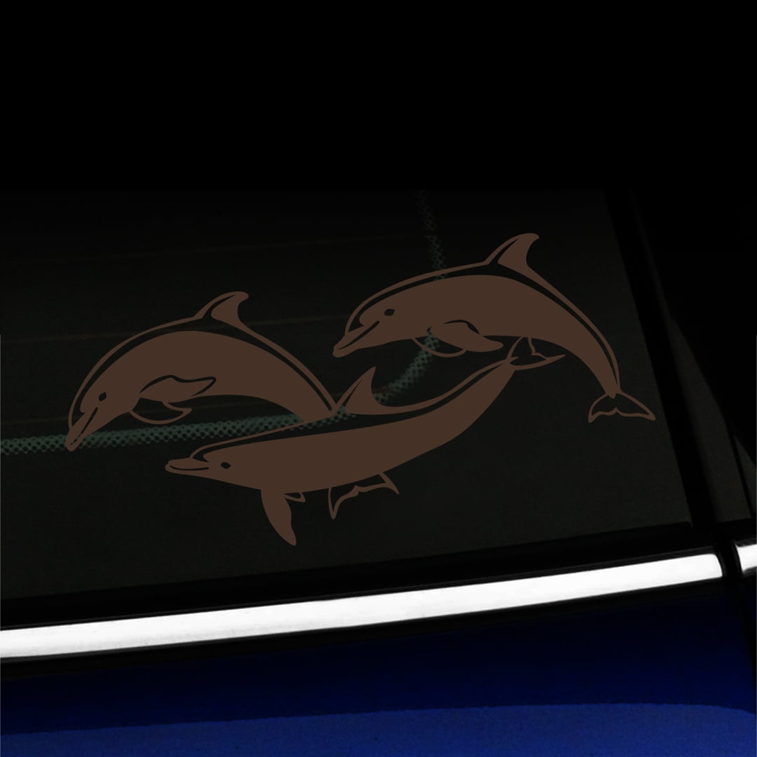 SELECT SIZE Dolphins Set of 2 Vinyl Sticker 