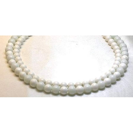 12mm Beaded Necklace - Pearl Necklaces 2 Strands 12mm Mother of Pearl Beads Beaded Necklace 17