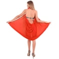 thumbnail image 2 of HAPPY BAY Womens Summer Wrap Pareo Swimsuit Cover Up Bikini Wraps Beach Sarong Swimsuits For Women One Size Orange, Plain, 2 of 5