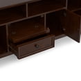 thumbnail image 6 of Simpli Home Simpli Home Amherst 72 inch Wide Solid Wood Transitional TV Stand in Russet Brown For TVs up to 80 inches, 6 of 14