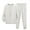 White, variant on Womens 2 Piece Outfits Sweatsuit Sets Solid Color Lounge Hoodie Plus Size Fall Clothes Fashion Clothing Crewneck Track Suits White Size M Long Sleeve