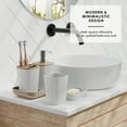 thumbnail image 5 of Hearth & Harbor 20 Piece Bamboo Bathroom Sets, White Bathroom Accessories Sets for Minimalistic Bathroom Décor, 5 of 8