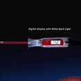 thumbnail image 3 of Large Size Heavy Duty 3-48V Digital LCD Circuit Tester with 140 Inch Extended Spring Wire,Car Truck Low Voltage & Light Tester with Stainless Probe, 3 of 5