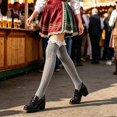 thumbnail image 3 of Breathable ’s Summer Lightweight Knit Knee High Stockings With Lace R Hollow Design Lightweight Sheer Thigh High Socks For Everyday Wear, 3 of 4