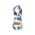 thumbnail image 3 of Vestido femenino Sunloudy, estampado geométrico con cuello en V sin mangas de una pieza con cuello halter para mujer Sunloudy  S M L XL, 3 of 8