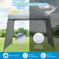 thumbnail image 5 of YYAo Outdoor Party Tent, CanopyCanopy, Shade Shelter, Patio 10x10FT Instant Pop-up Canopy Folding Tent with Sidewalls and Awnings Outdoor-Gray, 5 of 8