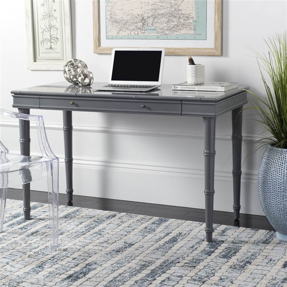 SAFAVIEH Noely Solid Modern Coastal Writing Desk, Grey