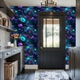 thumbnail image 3 of Peel and Stick Wallpaper Ethereal Halloween Meadow Ghostly Flowers Wall Mural 17.7in x 9.8ft Self Adhesive Removable Wall Paper Renter Friendly Wallpaper for Nursery Bedroom Cabinets, 3 of 8