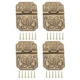 thumbnail image 1 of MYG Wooden box hinge kitchen cabinet small hinge antique retro small hinge, 1 of 8