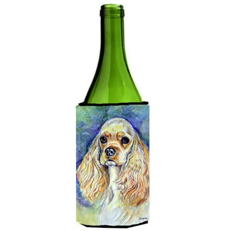

Buff Cocker Spaniel Wine bottle sleeve Hugger - 24 oz.