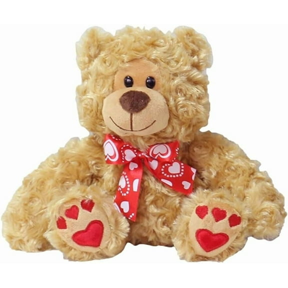 Linzy Toys, 50509 Valentine's Day Sweet Paw Teddy Bear 8"
