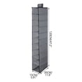 thumbnail image 2 of Ontiwes 10 Layer Hanging Shoe Storage Bag - Cloth Wardrobe Organizer for Shoes, Clothes & Small Items, Space-Saving Closet Organizer for Bedroom, Dorm, Laundry Room, Tall Fabric Storage, 2 of 6