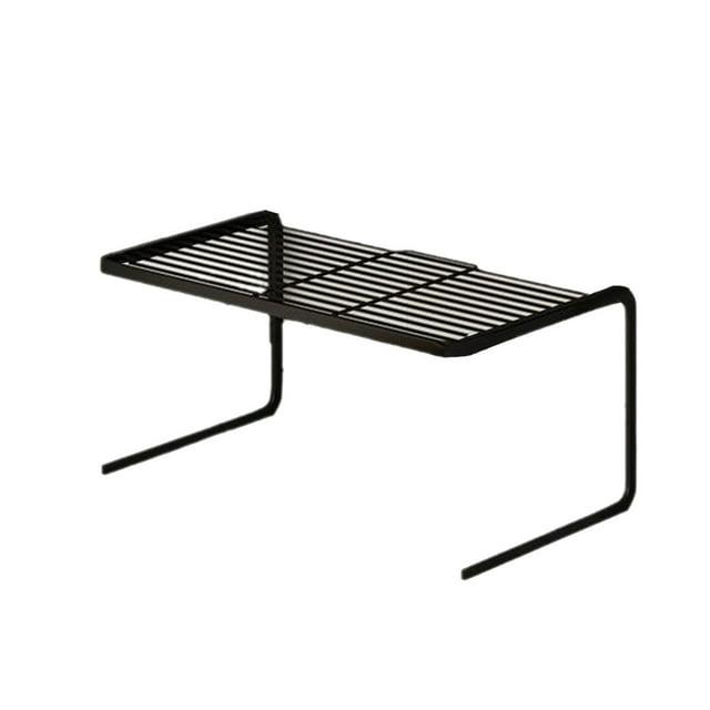 Ohufall Kitchen Cabinet Shelves Counter Storage Rack with Spice Organization for Cabinet Bathroom Organizers Stackable Countertop Shelf Storage Rack for Bathroom Bedroom Desk