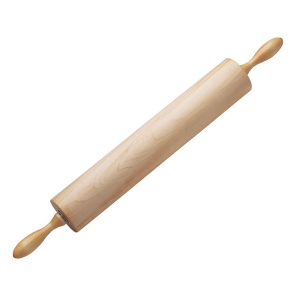 12-Inch Barrel Made of Solid/ Rock Maple Ateco 12275 Professional Rolling Pin Made in the USA