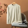thumbnail image 2 of Timegard Hauts Grande Taille pour Femmes Chandails en Molleton Col Rond Manches Longues Chandail Ample Automne Décontracté Hauts, 2 of 9