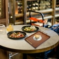 thumbnail image 4 of Raindrops 1Pack Chinese Style Bamboo Serving Tray for Entertaining Guests with Stainless Steel Handles 40X30X5CM, 4 of 6