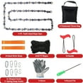 thumbnail image 4 of 53 Inch High Reach Tree Limb Hand Rope Saw, 68 Sharp Teeth Blades on Both Sides, Folding Rope Chain Saw, 4 of 7