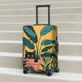 thumbnail image 5 of Cat Hiding In Potted Plants Luggage Cover Anti Scratch, Elastic Suitcase Protector Suitcase Covers for Luggage Fits 18-32 Inch Luggage, 5 of 5