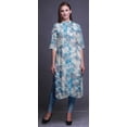 thumbnail image 3 of Bimba Printed Straight Kurtis For Women Button Down Mandarin Indian Tunic X-Small, 3 of 6