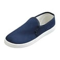 thumbnail image 3 of Oyedens Slip On Loafers for Men Comfortable Walking Driving Boat Shoes Low Top Canvas Shoes for Work, 3 of 4