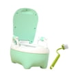 thumbnail image 5 of Kokiya Baby Potty Toilet (Brush Included) Potty for Travel Indoor Infants green, 5 of 9