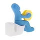 thumbnail image 5 of Bloc de nota almacenamiento de portalápice caja de escritorio, Azul Zulema Almacenamiento de escritorio, 5 of 8