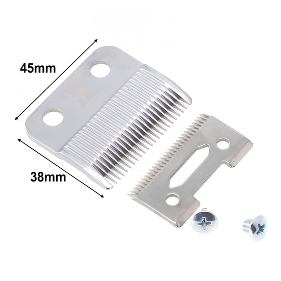 FACEGA Replacement Blades for Clippers 2 Hole Blades Taper Senior Accessory,Silver