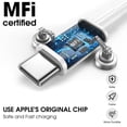 thumbnail image 2 of Cable USB-C FEEL2NICE, paquete de 3, 1,8 m, carga rápida de 60 W, 2 of 7