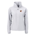thumbnail image 2 of Women's Cutter & Buck  Gray Baltimore Orioles Charter Eco Recycled Full-Zip Jacket, 2 of 3