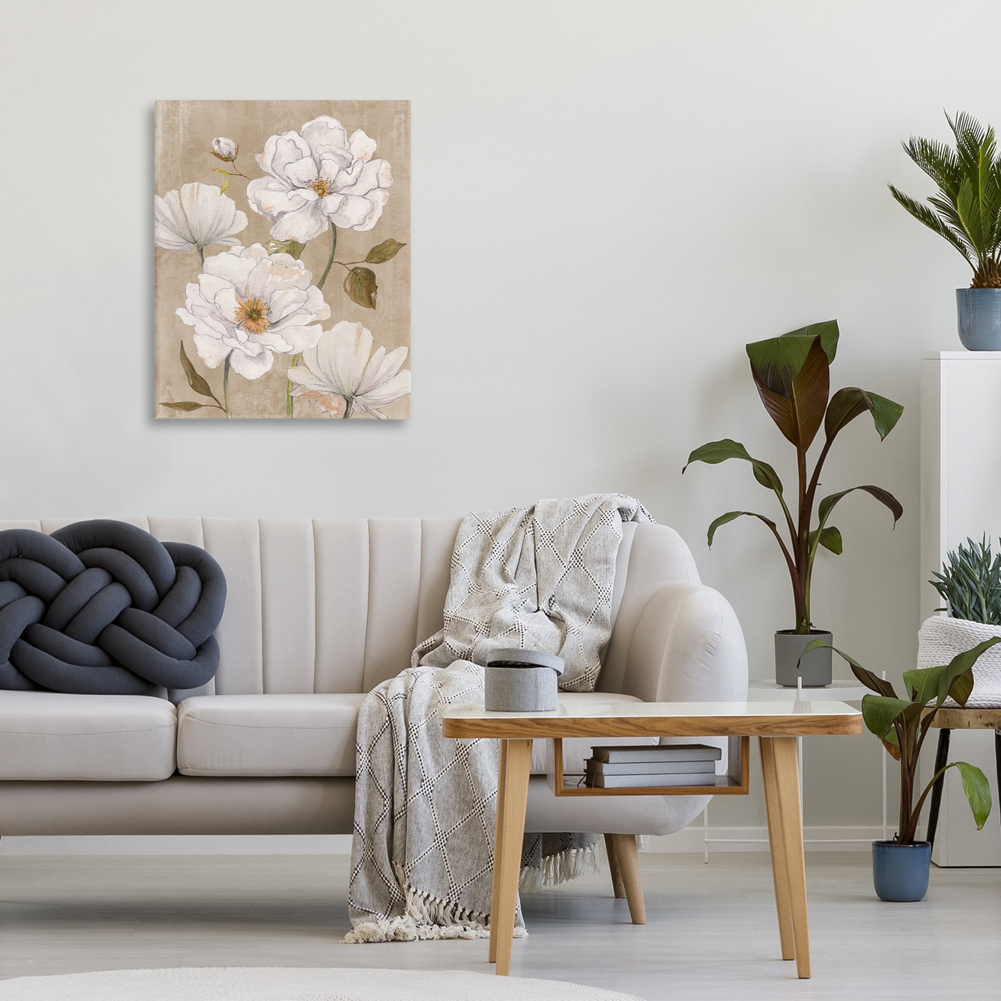Stupell Industries Rustic Magnolia Blooms Canvas Wall Art, design by Carol Robinson