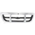 thumbnail image 2 of For 1998-2000 Ranger Grille Assembly Chrome & Gray Plastic FO1200341 F87Z8200KAA, 2 of 3