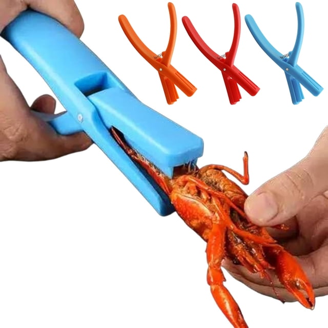 Mejor juego de herramientas para pelador de cangrejos de río - Paquete de 2 peladoras de gambas y galletas de garra de cocina para pelar fácilmente mariscos y proteger las uñas
