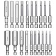 thumbnail image 4 of 20 Pieces Hex Head Allen Wrench Set Steel Quick Release Handle Screwdriver Set Accessories for Assembling Furniture, 4 of 10