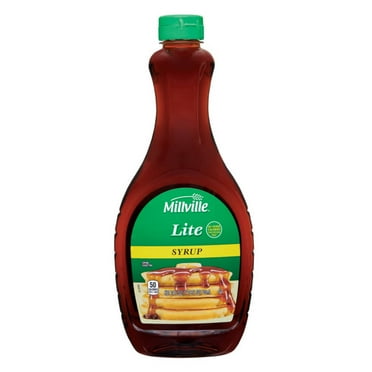 2PK - Millville Lite Pancake Syrup, 24 oz
