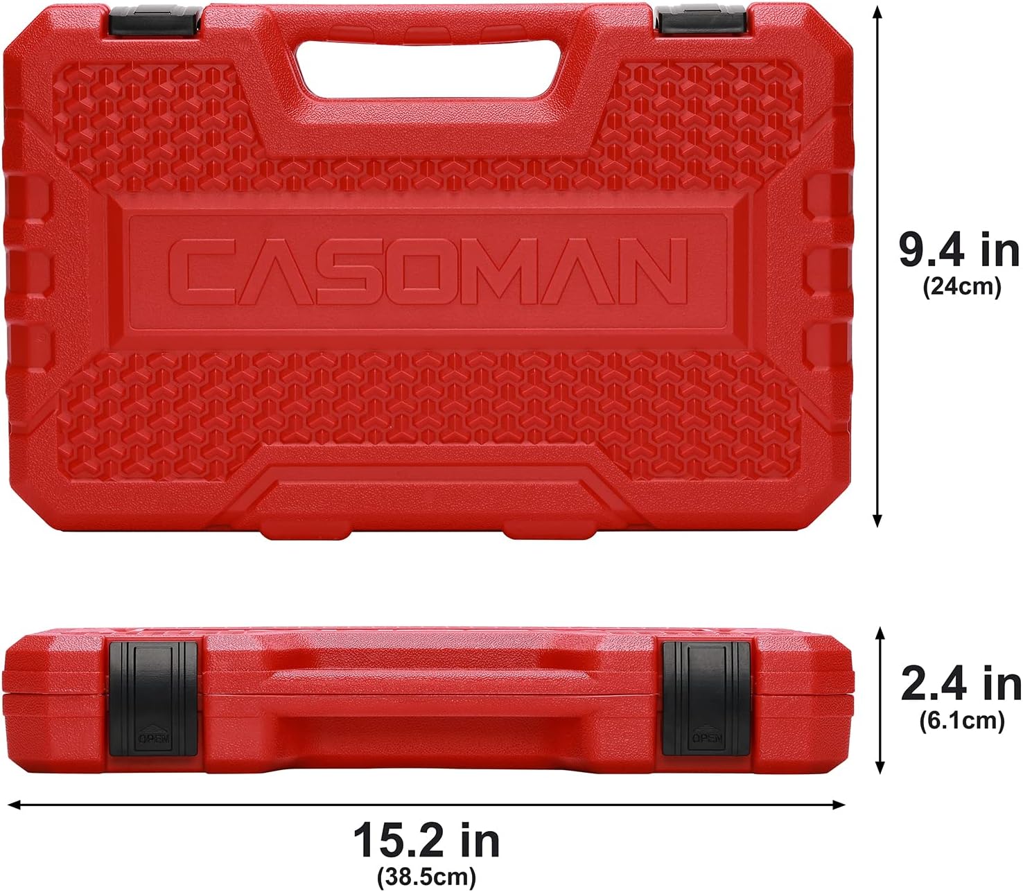 CASOMAN 3/8" Drive Impact Socket Set, 49-Piece SAE & Metric photo 7
