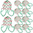 thumbnail image 1 of Homoyoyo 10Pack Melon Hammock Mesh Fruit and Vegetable Hammock with Macrame Style for Wall Decor, 1 of 5